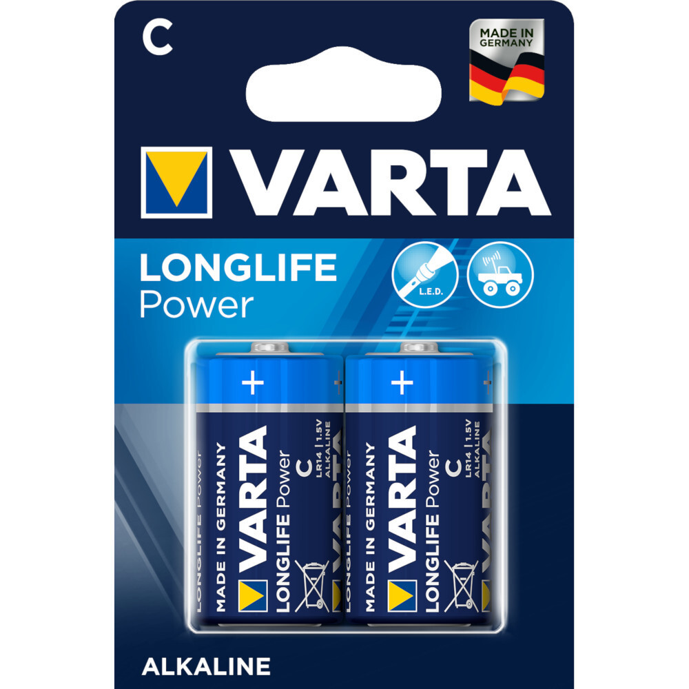 Varta Batterie C 1,5V High Energy 4914 LR14 Baby 2 St&uuml;ck