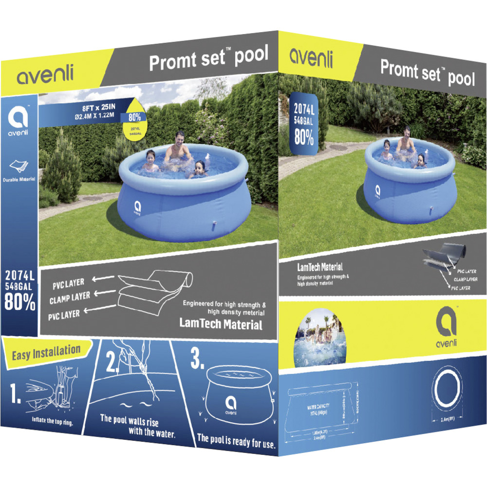 Pool rund &Oslash; 244x63 cm image number 4