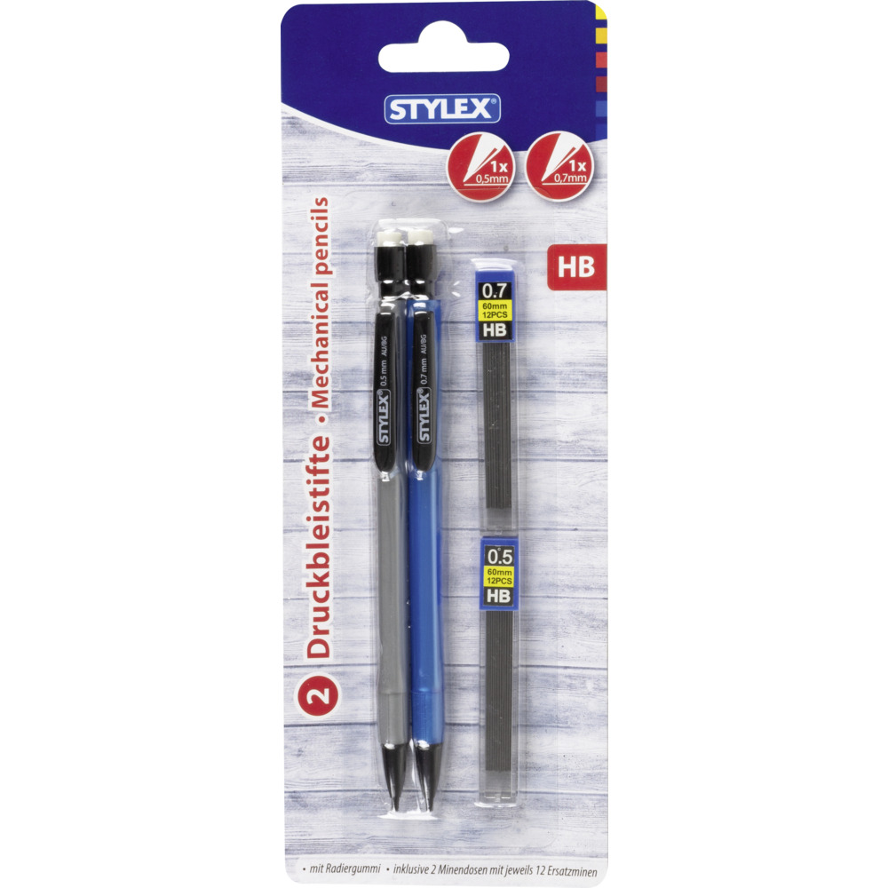 Druckbleistift  HB 0,5 mm 0,7 mm 2 St&uuml;ck
