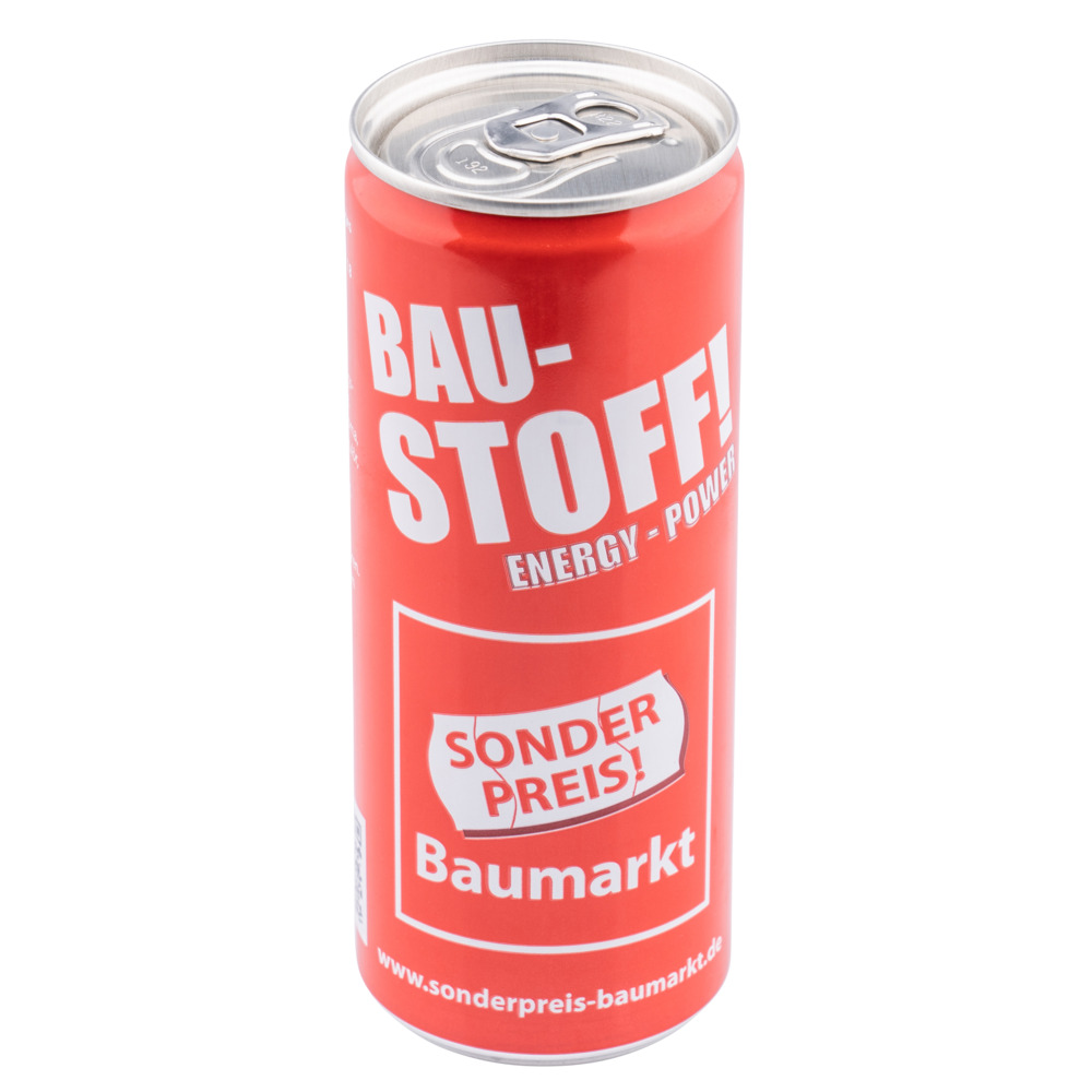 Baustoff Energy-Drink 250ml, koffeinhaltig