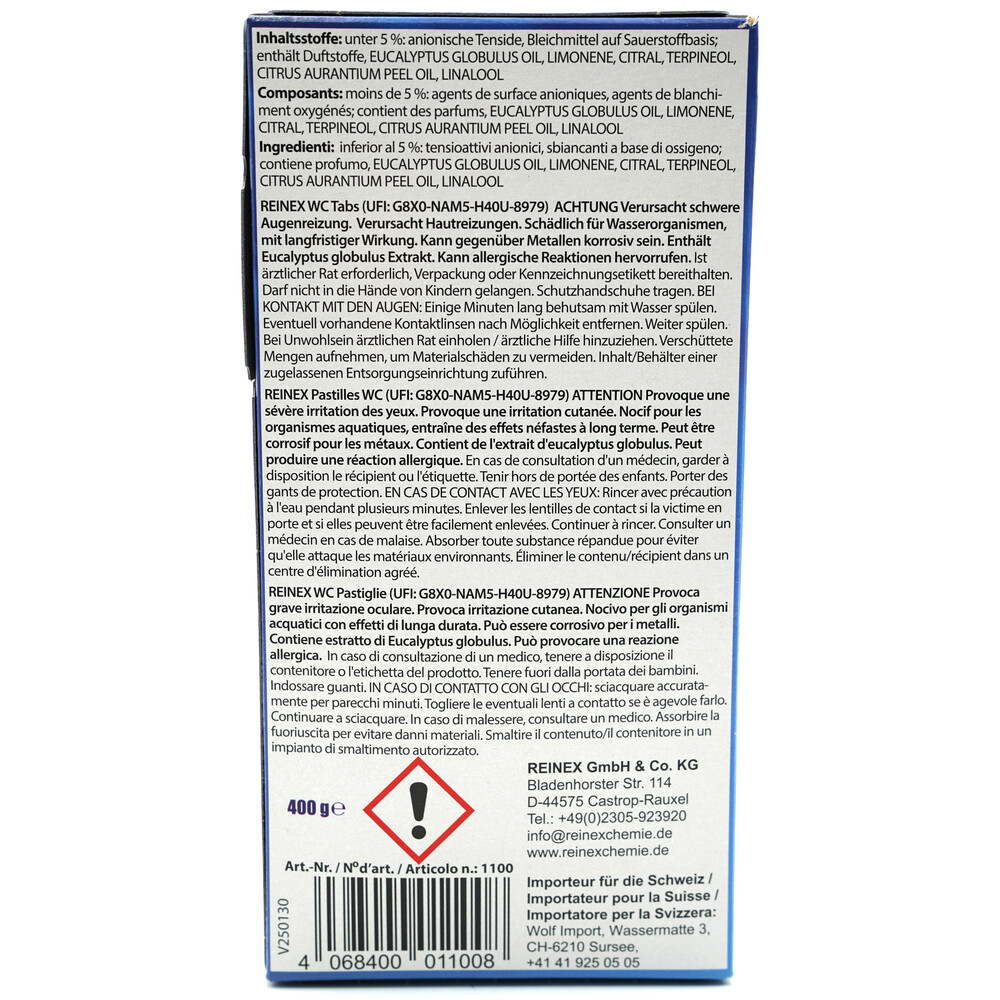REINEX&reg; WC-Reiniger-Tabs 16 x 25g image number 1