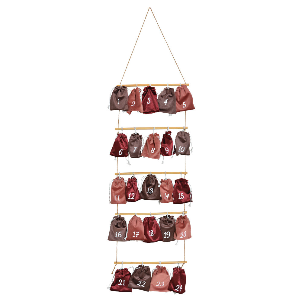 Adventskalender zum Bef&uuml;llen mit S&auml;ckchen