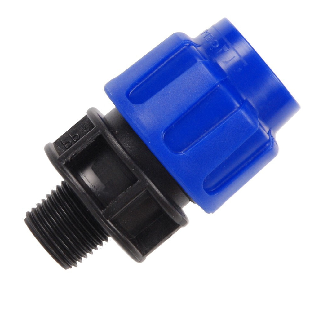 &Uuml;bergangsst&uuml;ck 20 mm mit 1/2" Au&szlig;engewinde f&uuml;r HDPE-Rohre