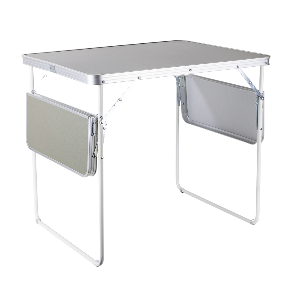 Campingtisch mit seitlichen Ablagen 116/79,5 x 60 x 70cm