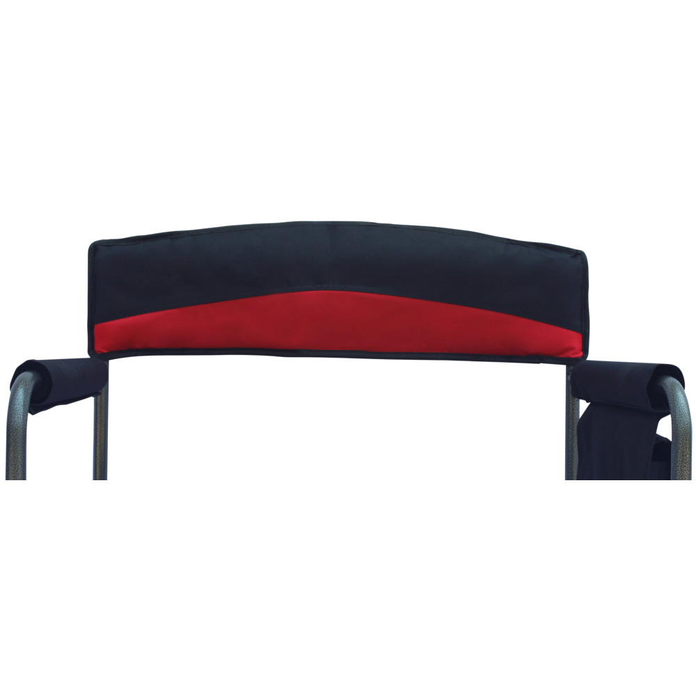 Comfort Campingsessel XXL 50 x 63 x 83 cm Schwarz-Rot image number 6