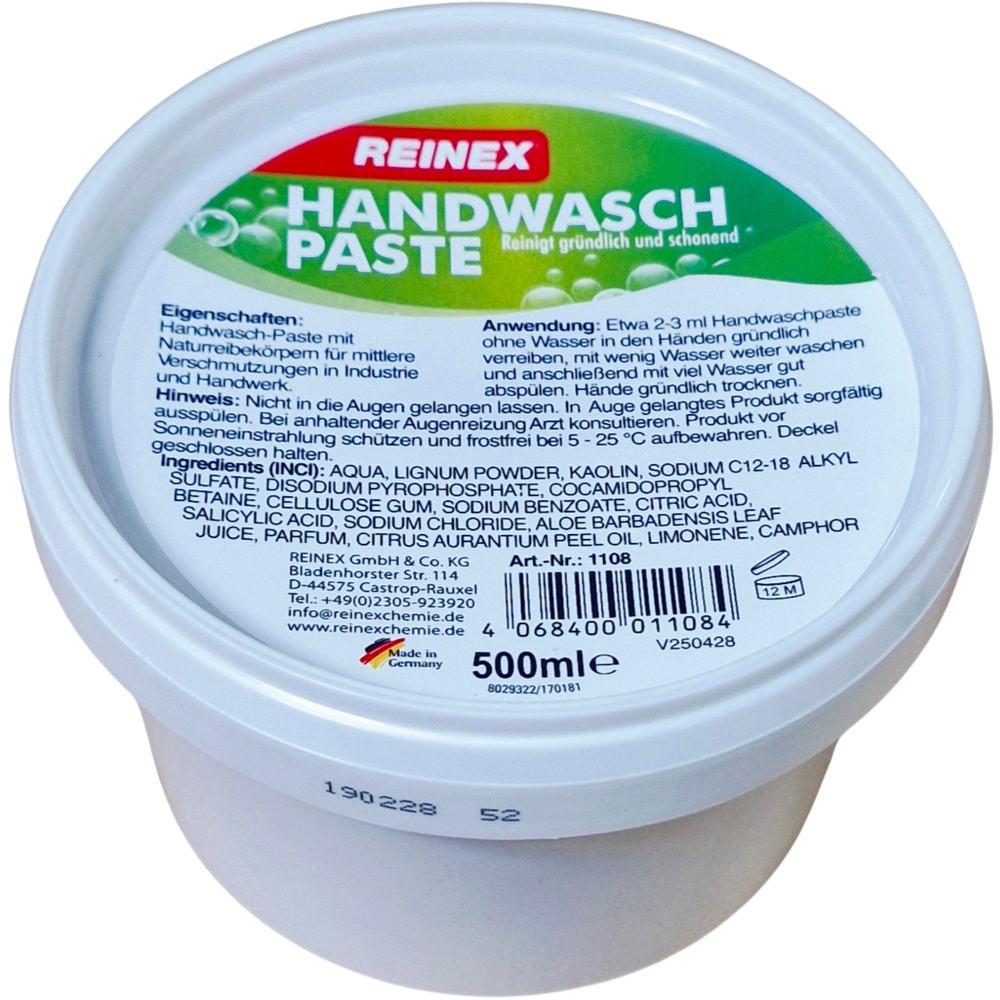 Reinex Handwaschpaste 500 ml