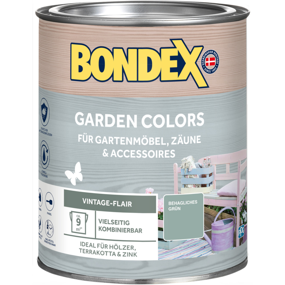 BONDEX Garden Colors Behagliches Gr&uuml;n 750 ml