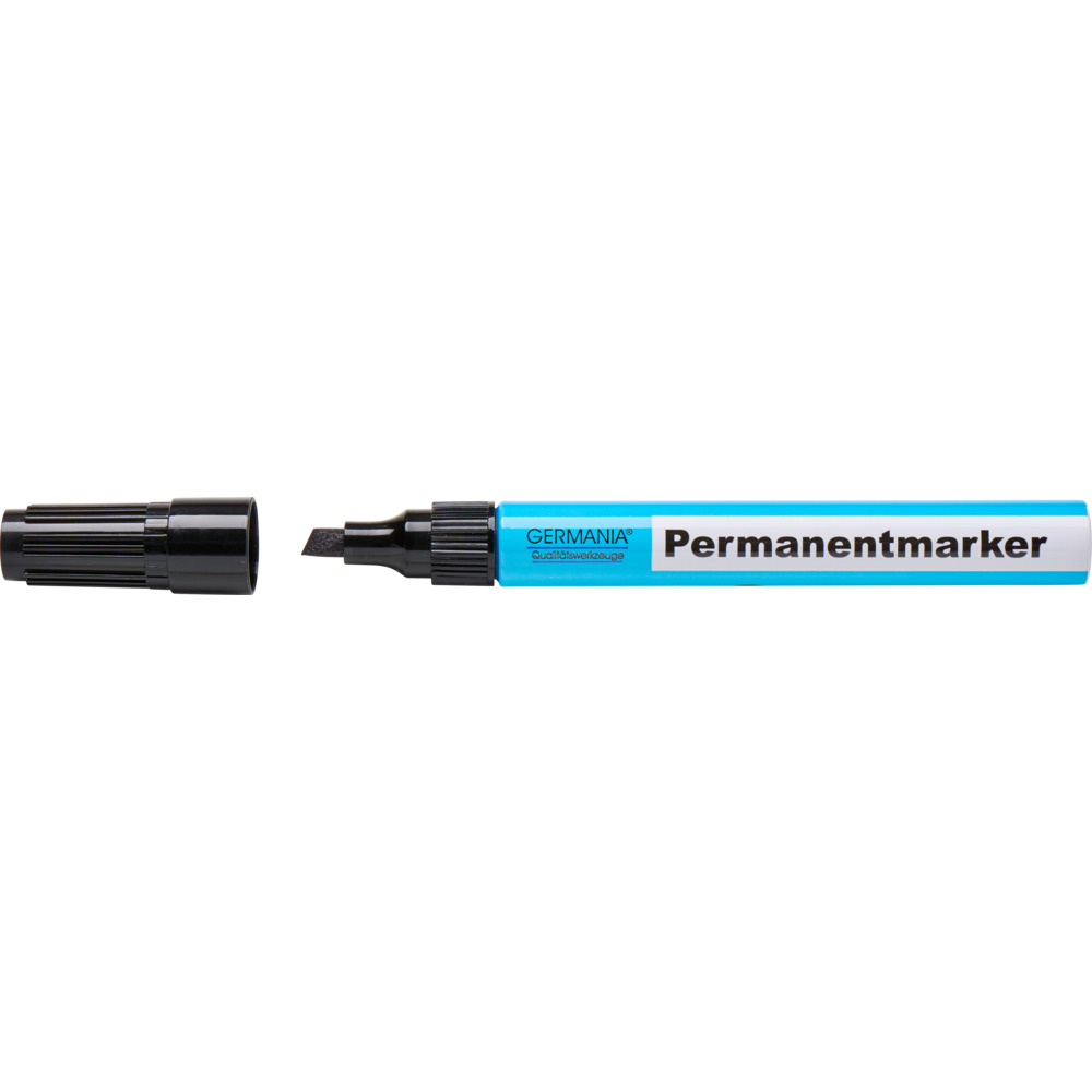 Permanent Marker 3300 schwarz, eckige Spitze image number 1