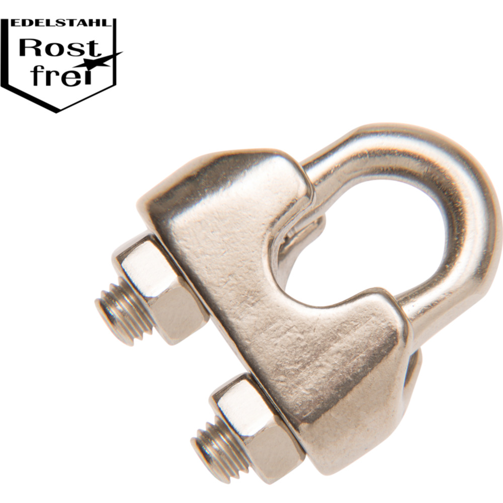 Drahtseilklemme 4 mm Edelstahl