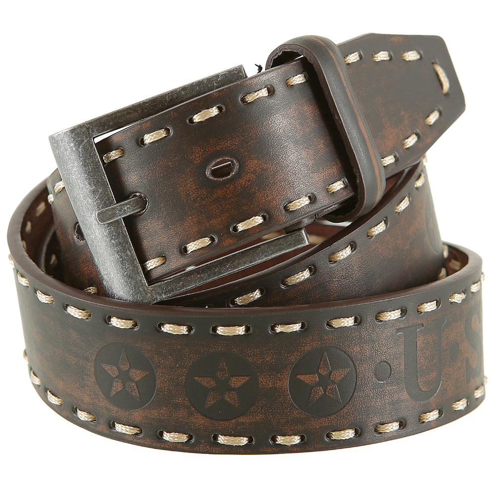 Herren G&uuml;rtel L&auml;nge 115-135 cm mit 3,7 cm Breite