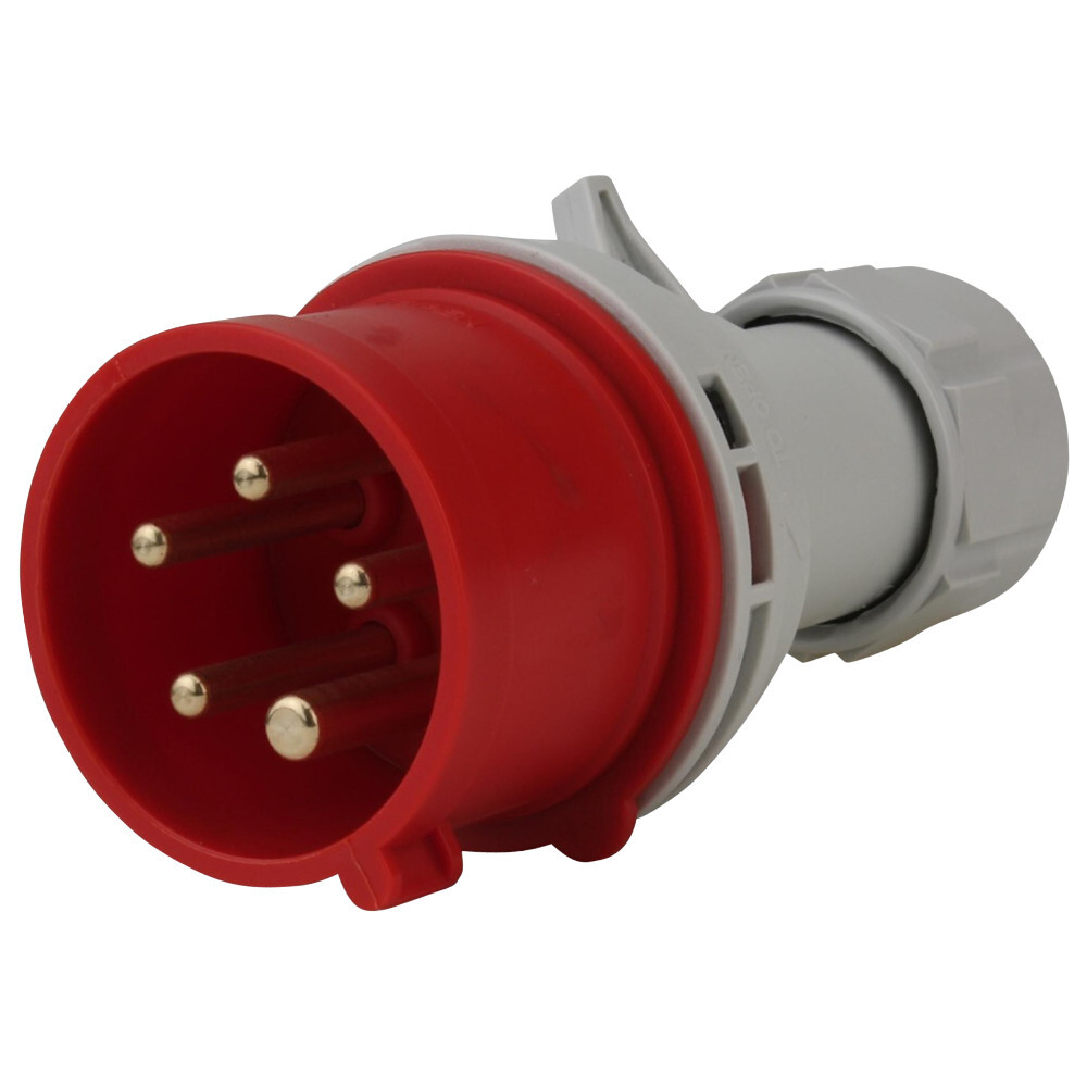 CEE Stecker 3-polig 16A 230V IP44 rot
