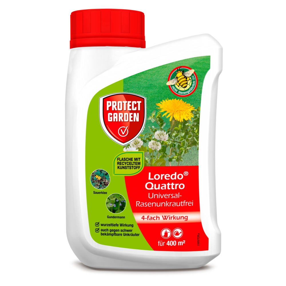Protect Garden&reg; Loredo&reg; Quattro Universal-Rasenunkrautfrei 400 ml