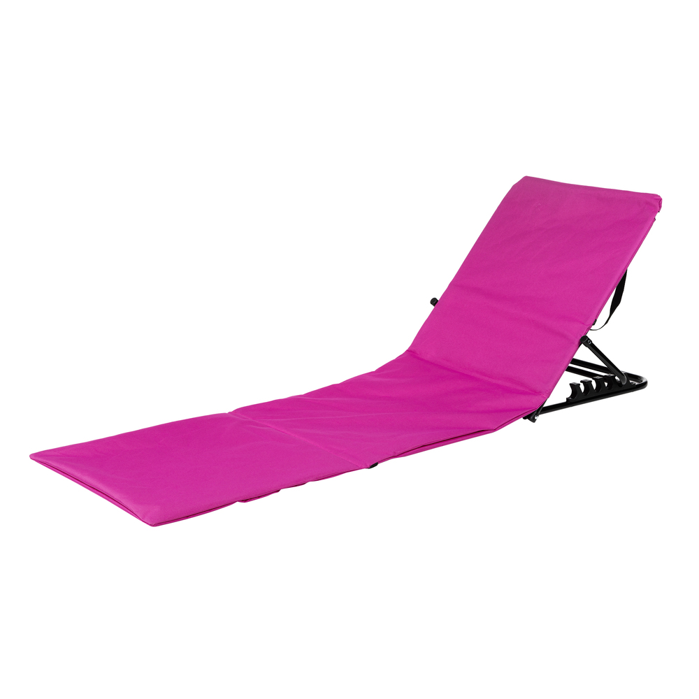 Strandliege klappbar 145 x 47 x 52cm pink