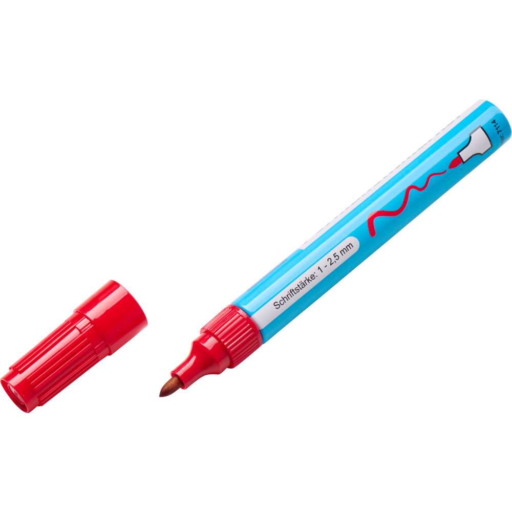 Permanent Marker 3000 rot, runde Spitze image number 3