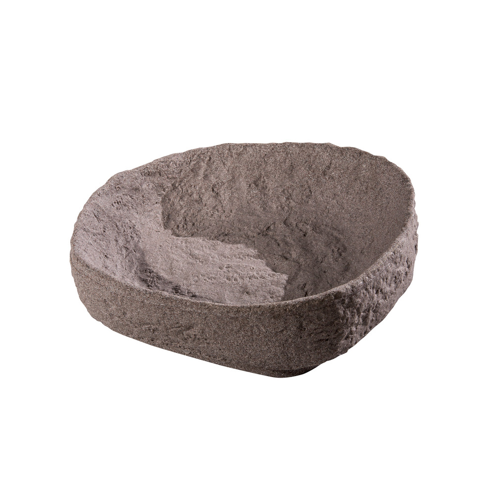 GreenLife Pflanzschale f&uuml;r Regenspeicher ''Hinkelstein'', granitrot
