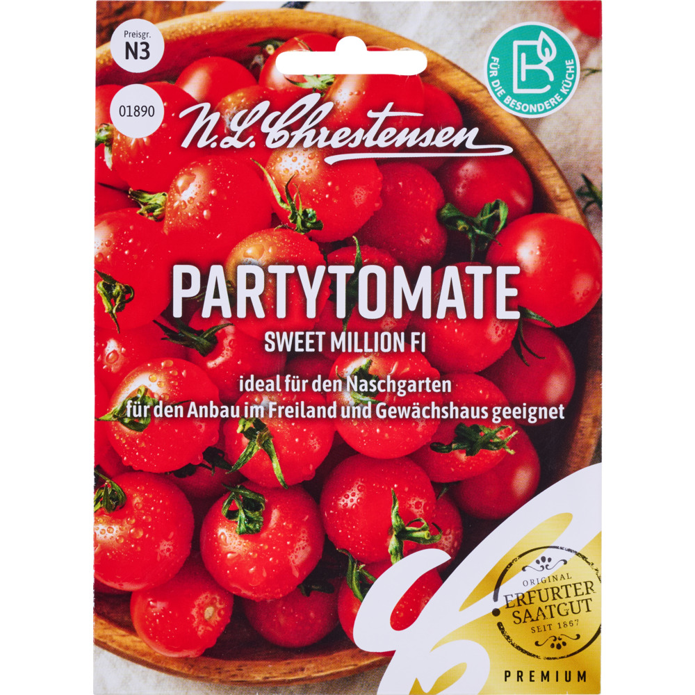 Saatgut Partytomate Sweet Million F1 f&uuml;r ca. 15 Pflanzen