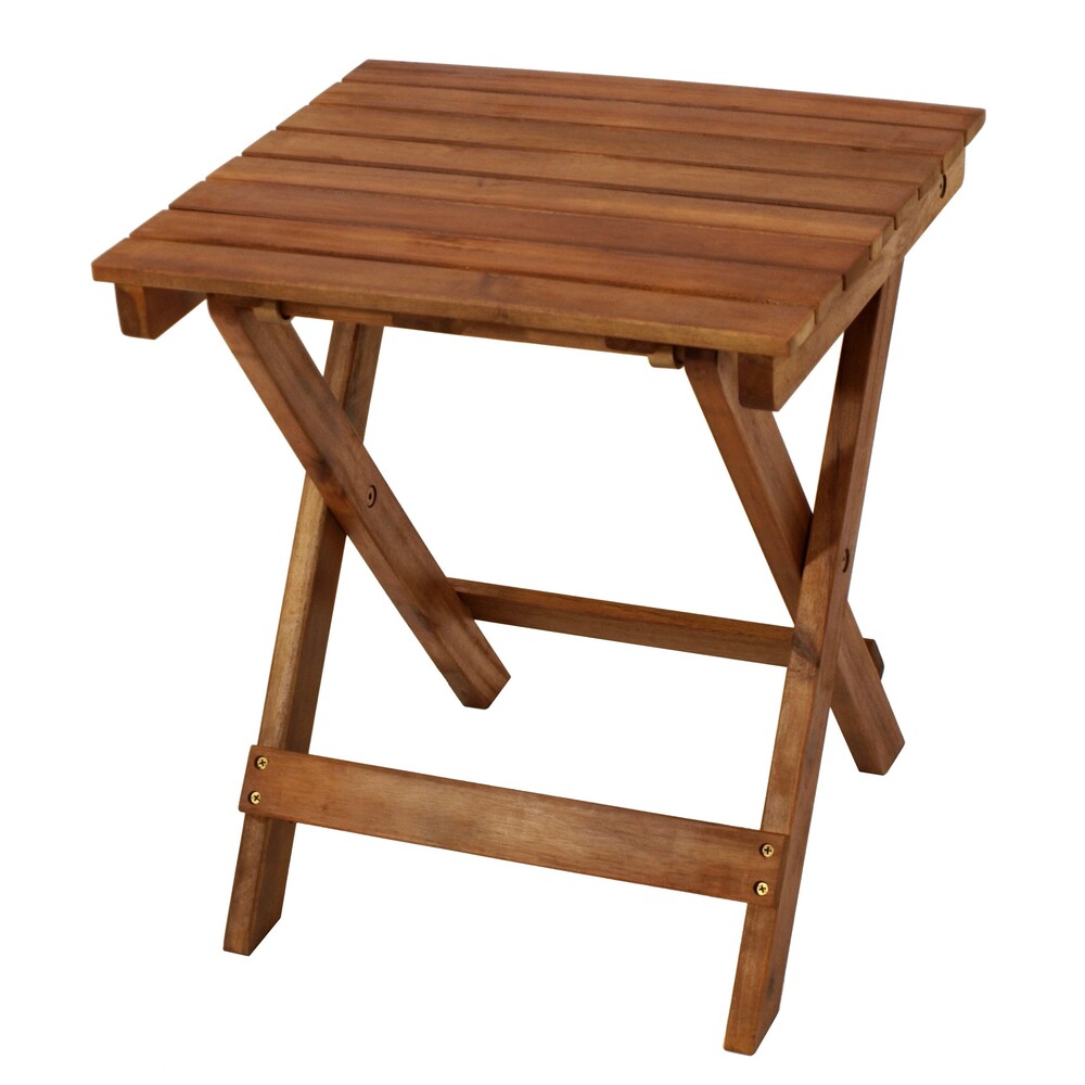 Klapp-Beistelltisch 38 x 43 x 47,5 cm Akazie