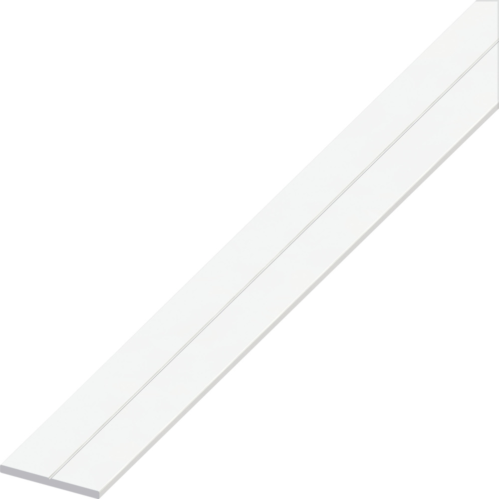Flachstange PVC 1000 x 15,5 x 2 mm wei&szlig;