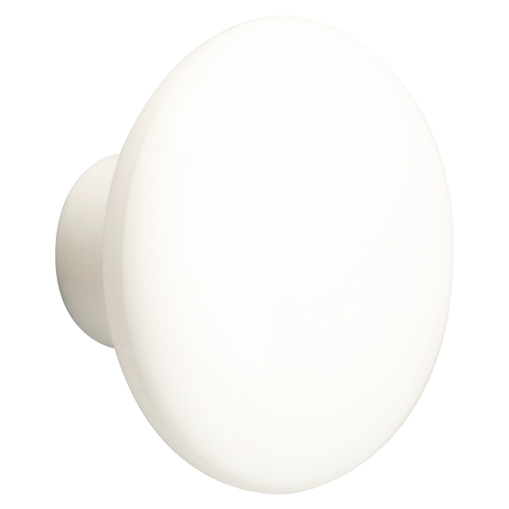 M&ouml;belknopf 30 mm aus Kunststoff in Wei&szlig;