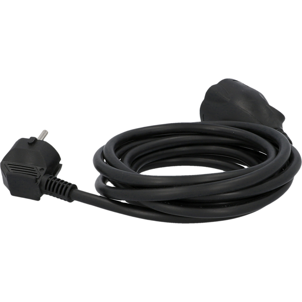 Verl&auml;ngerungskabel Schutzkontakt innen 3 m schwarz image number 1