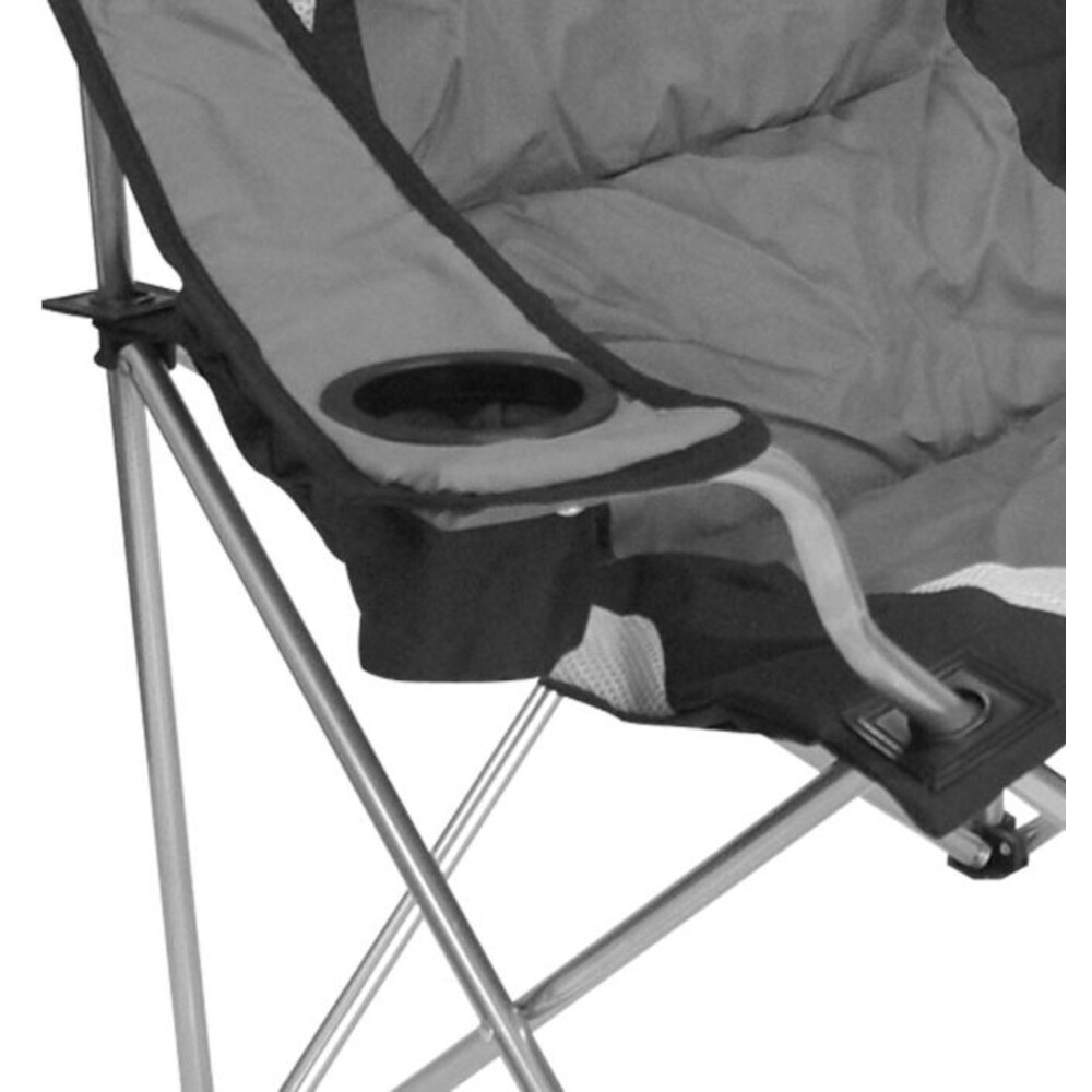 Campingstuhl "Jumbo" 60 x 88 x 110 cm grau-schwarz image number 1