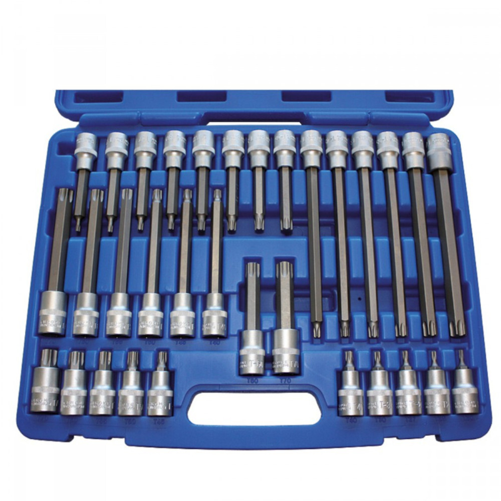 Normex Bit Satz 32-teilig 1/2'' TX T20-70 Sechsrund Innensechsrund T-Profil