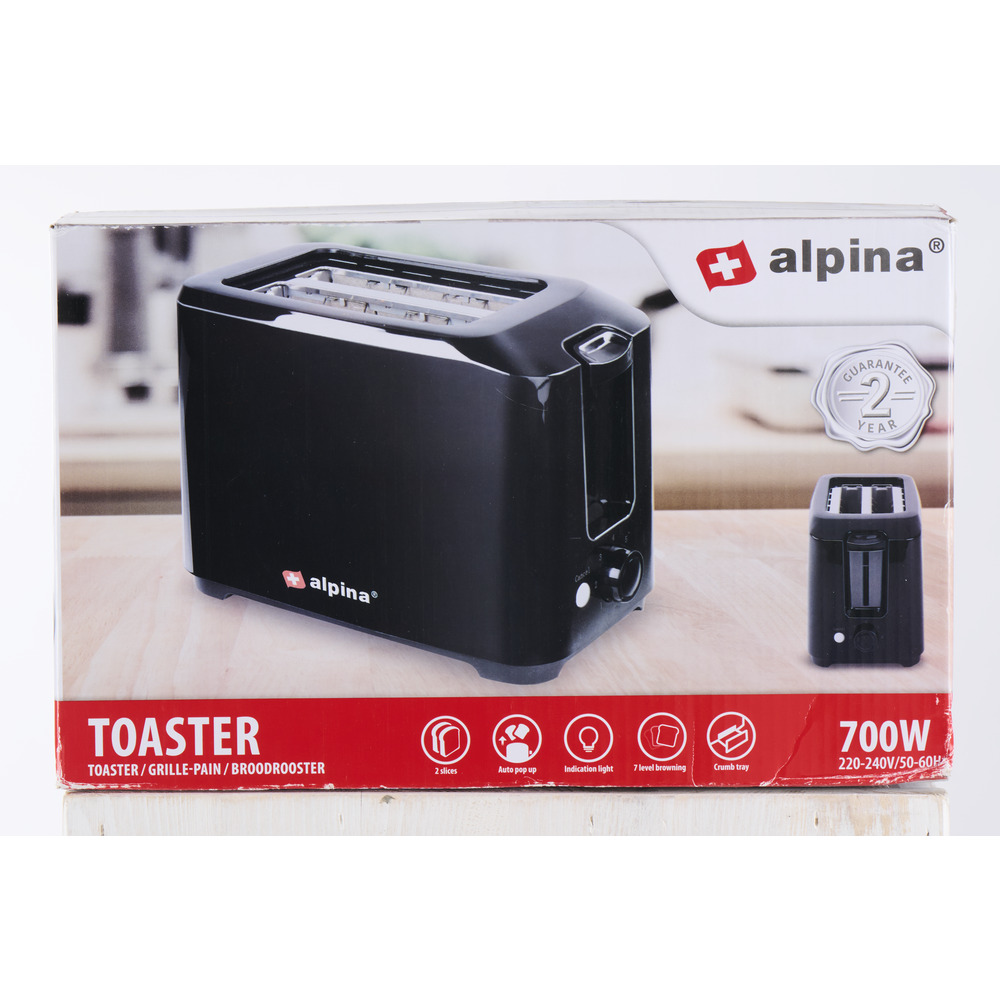 alpina&reg; Toaster 2-Schlitz mit 700 Watt image number 1