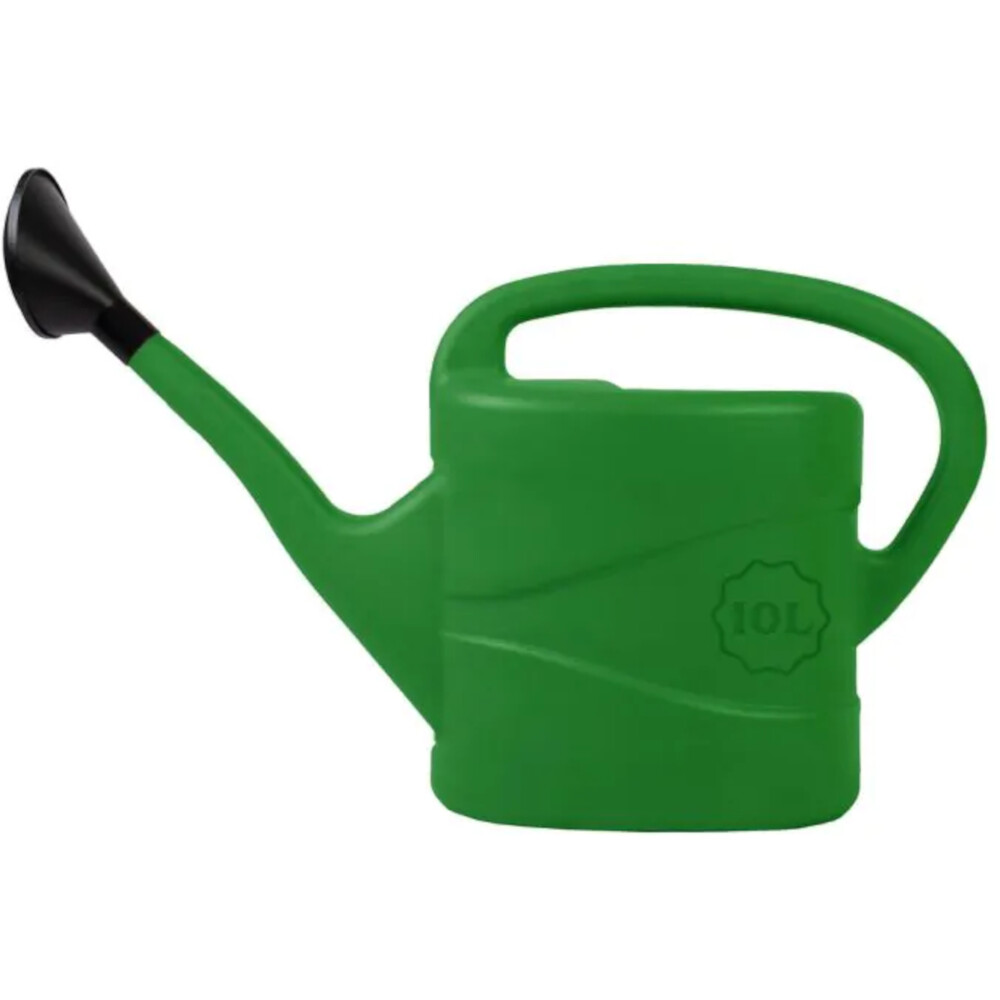 Gie&szlig;kanne 10 Liter gr&uuml;n aus Kunststoff mit Brause