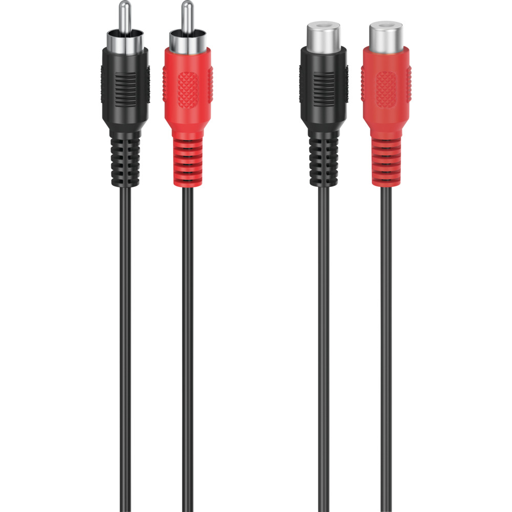 Audio-Verl&auml;ngerungskabel 2x Cinch 5m