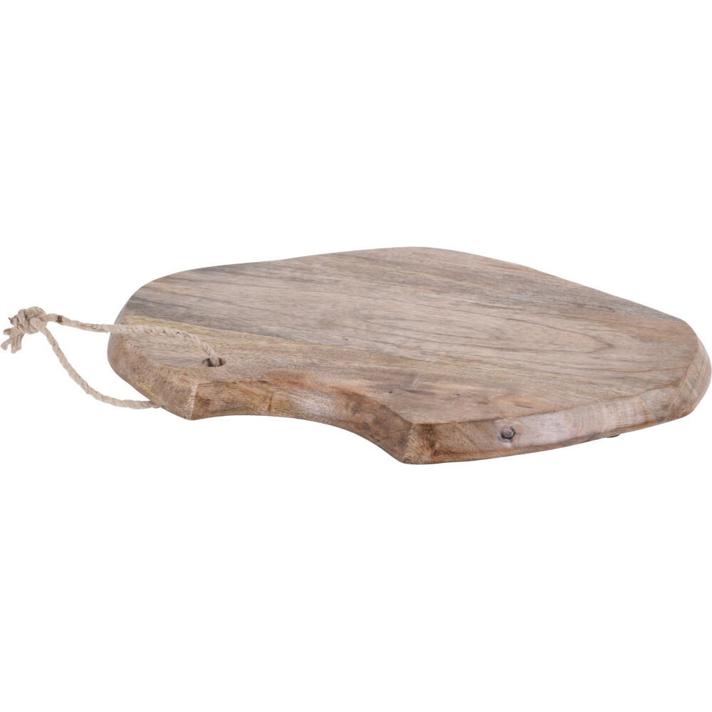 Serviertablett aus Mangoholz, 43 x 33 x 2,5 cm - B-Ware image number 0