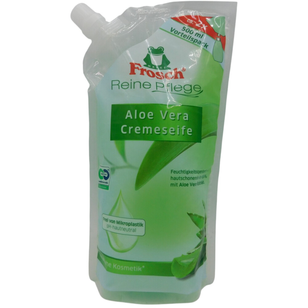 Cremeseife Aloe Vera Nachf&uuml;llbeutel