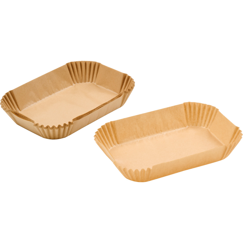 Airfryer-Backpapier 22 x 14 x 4,5 cm, 50 St&uuml;ck