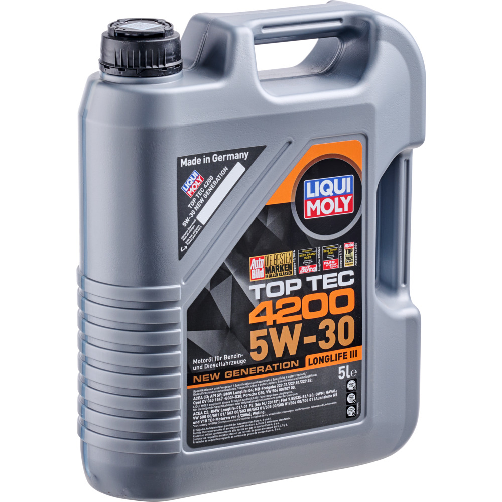 LIQUI MOLY Motor&ouml;l 5 Liter Top Tec 4200 5W-30 image number 3