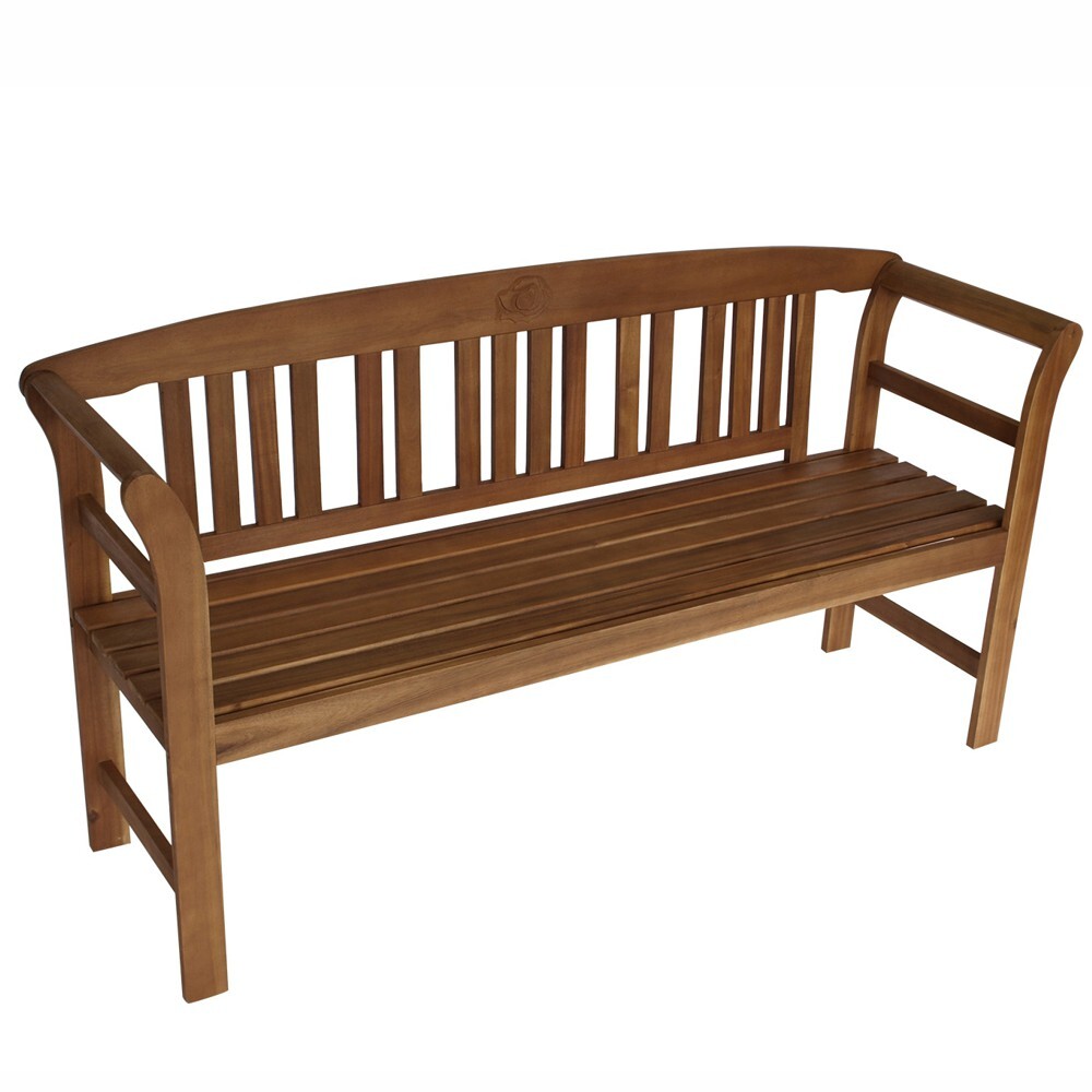 Gartenbank 3-Sitzer, 157 x 45 x 83 cm, Holz Akazie