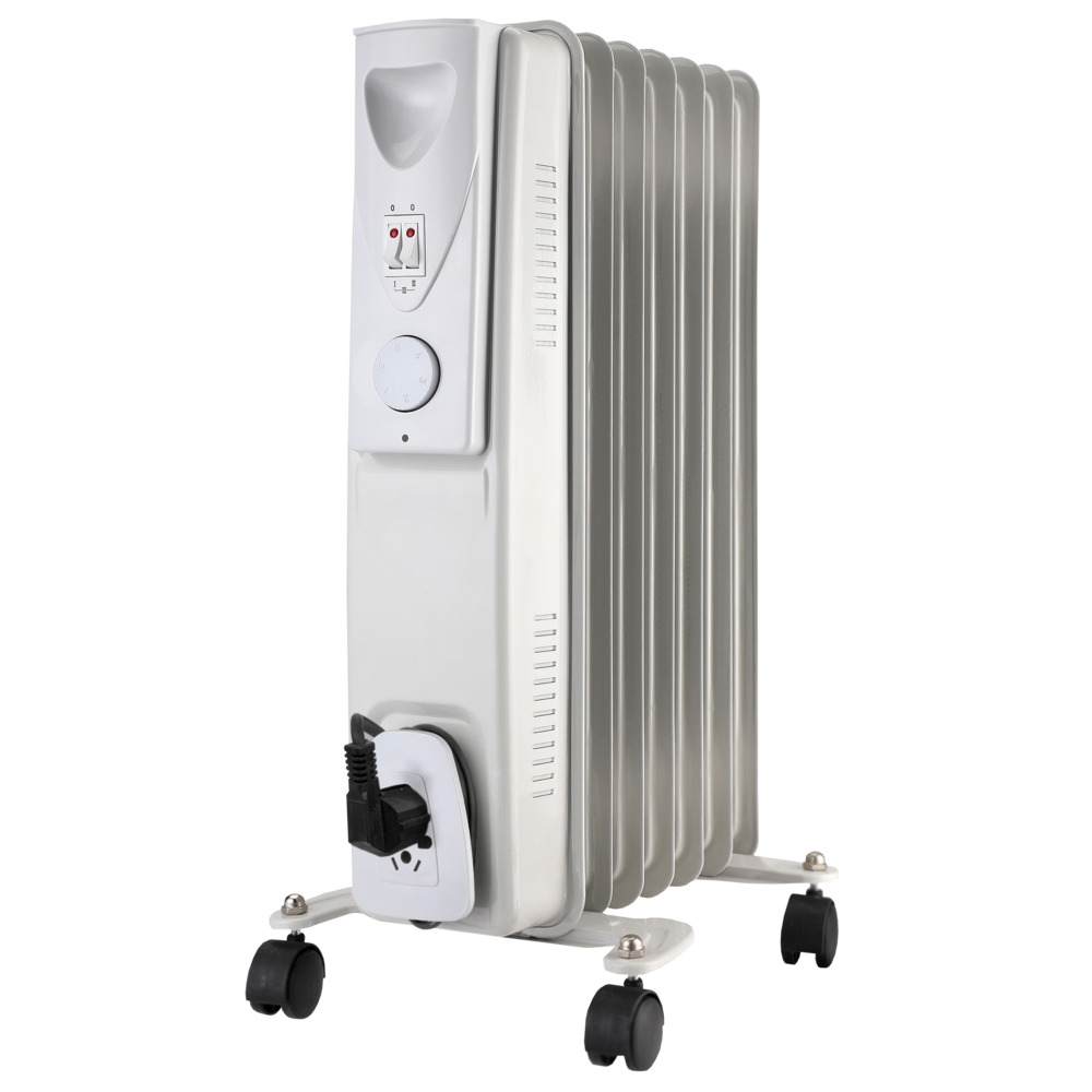 &Ouml;lradiator elektrisch mit 3 Heizstufen bis 1500 Watt