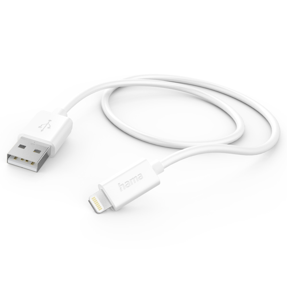 Lightning Lade-/Datenkabel 0,6m, wei&szlig;