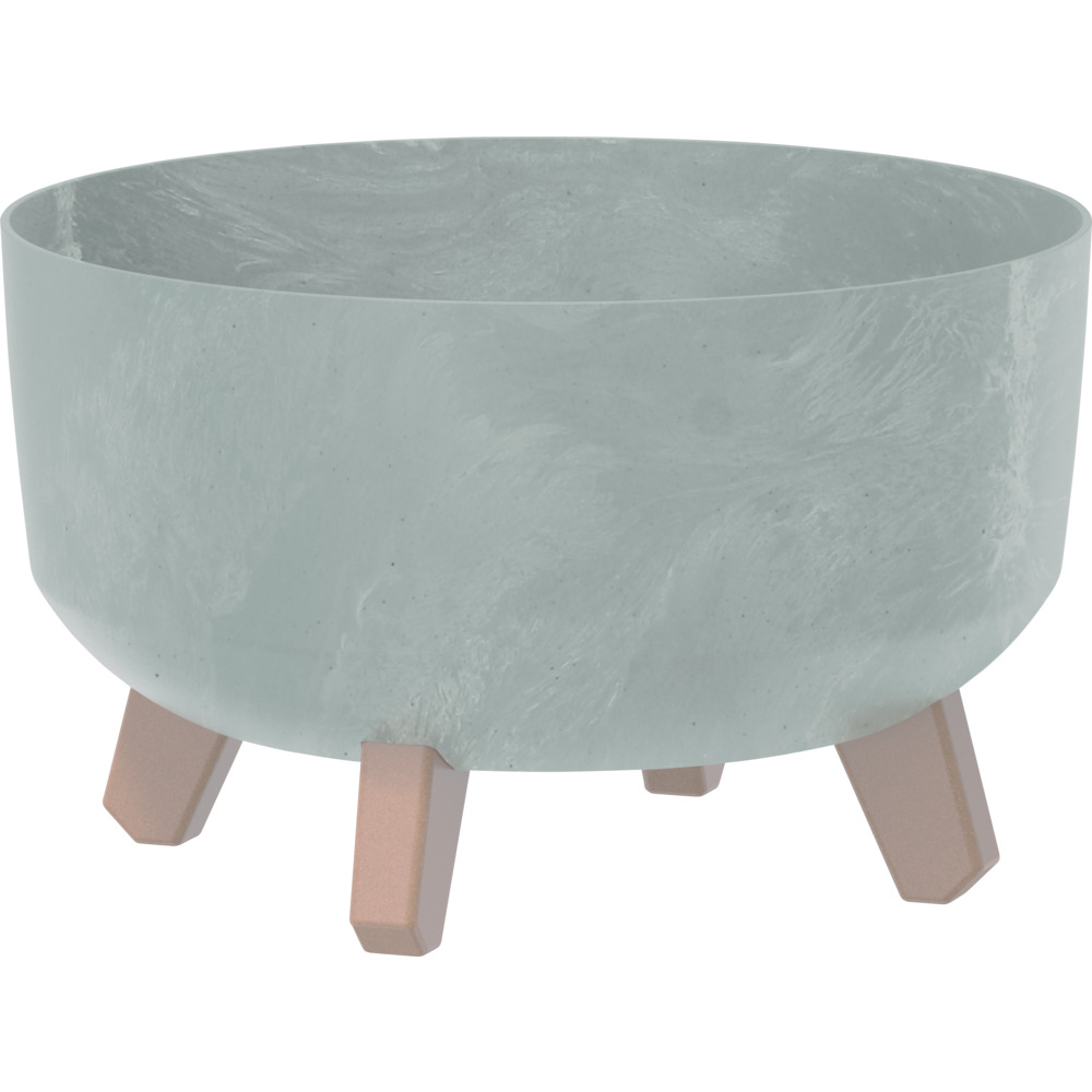 Pflanztopf Gracia Low Beton Effekt &Oslash; 300mm Grau