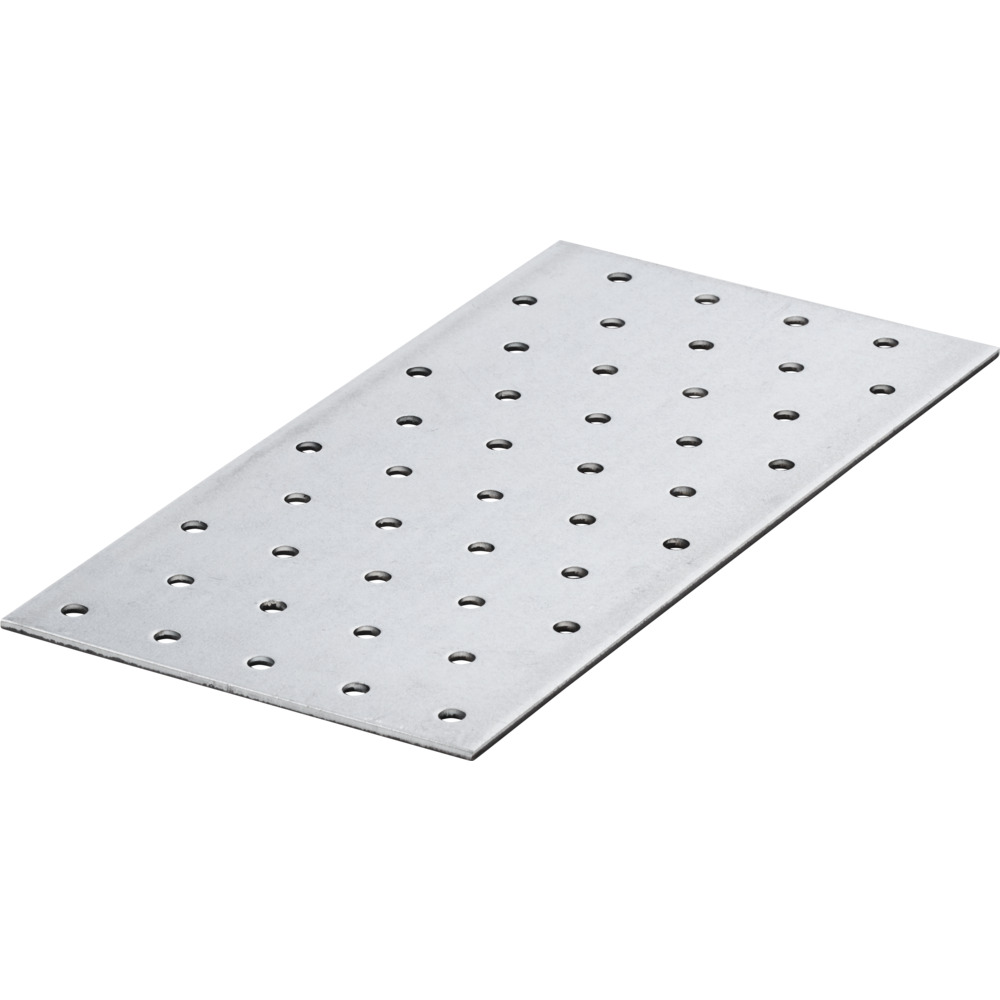 Lochplatten 100 x 200 mm aus verzinktem Stahl