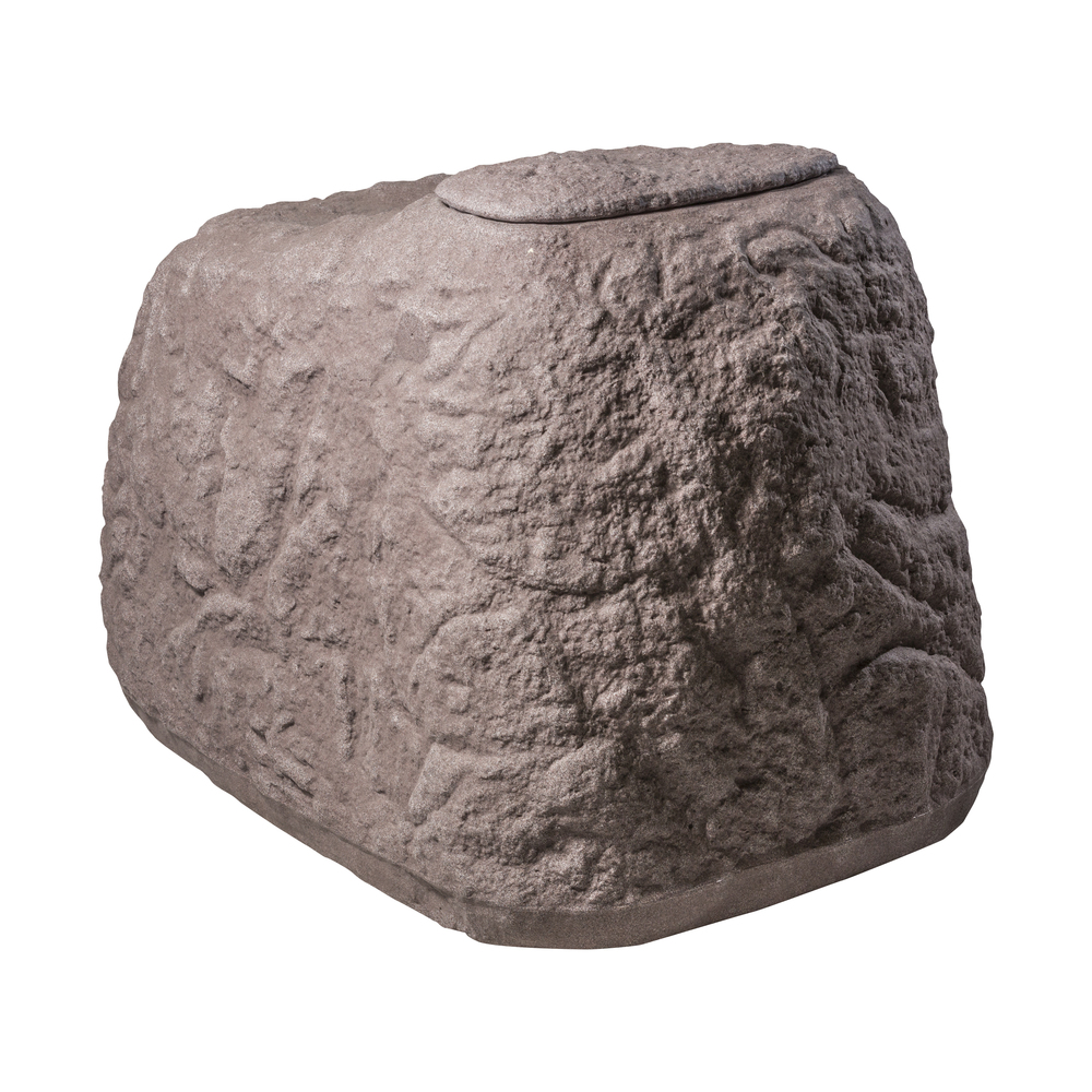 GreenLife Dekor-Regenspeicher ''Findling'' 500 Liter granitrot image number 1