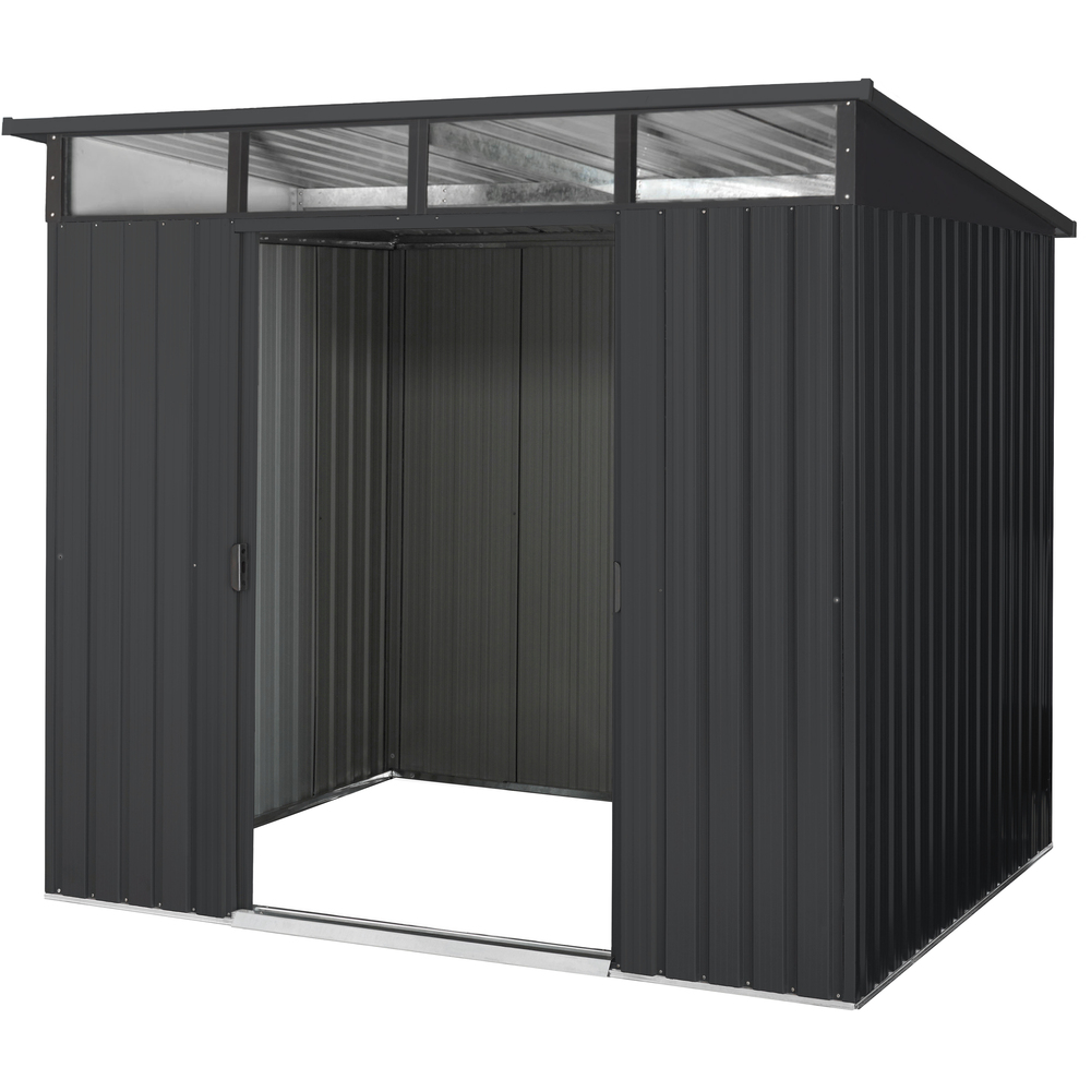 PERGART&reg; Ger&auml;tehaus "L&uuml;beck 89", 239 x 278 cm, H&ouml;he 202 cm, anthrazit matt