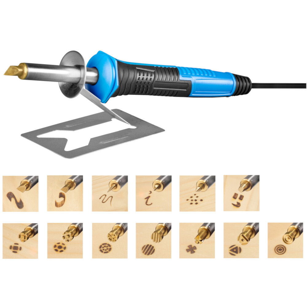 CFH Brandmalkolben Set BM245 230V 30W Bleistiftform mit Sicherheitsablegest&auml;nder