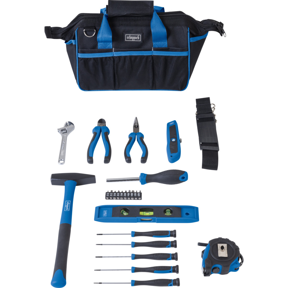 Scheppach Werkzeugtasche TC24, 23-teilig