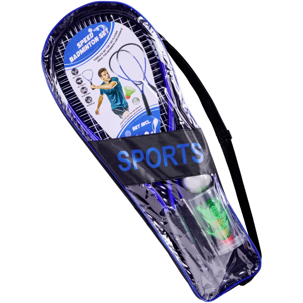 Badminton-Set 7-teilig blau - B-Ware image number 1
