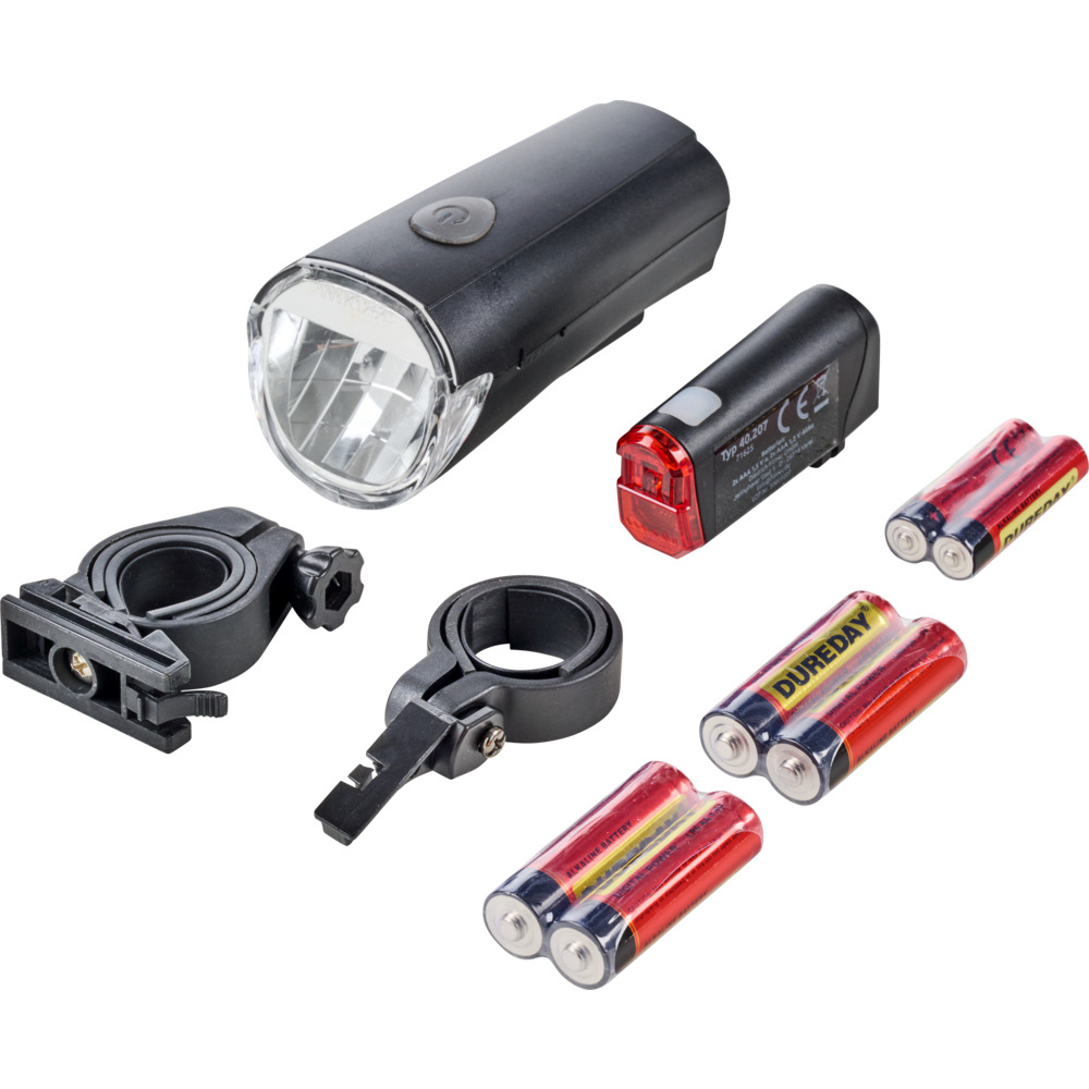 LED-Fahrrad-Beleuchtungs‑Set 1W 30 LUX
