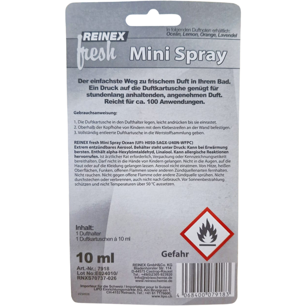 Reinex Mini Duft-Spray Starterset image number 6