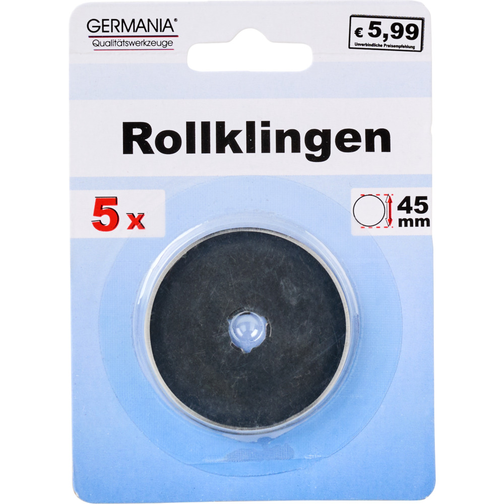 GERMANIA&reg; Ersatz-Rollklingen-Set 5 St&uuml;ck je &Oslash; 45 mm image number 2