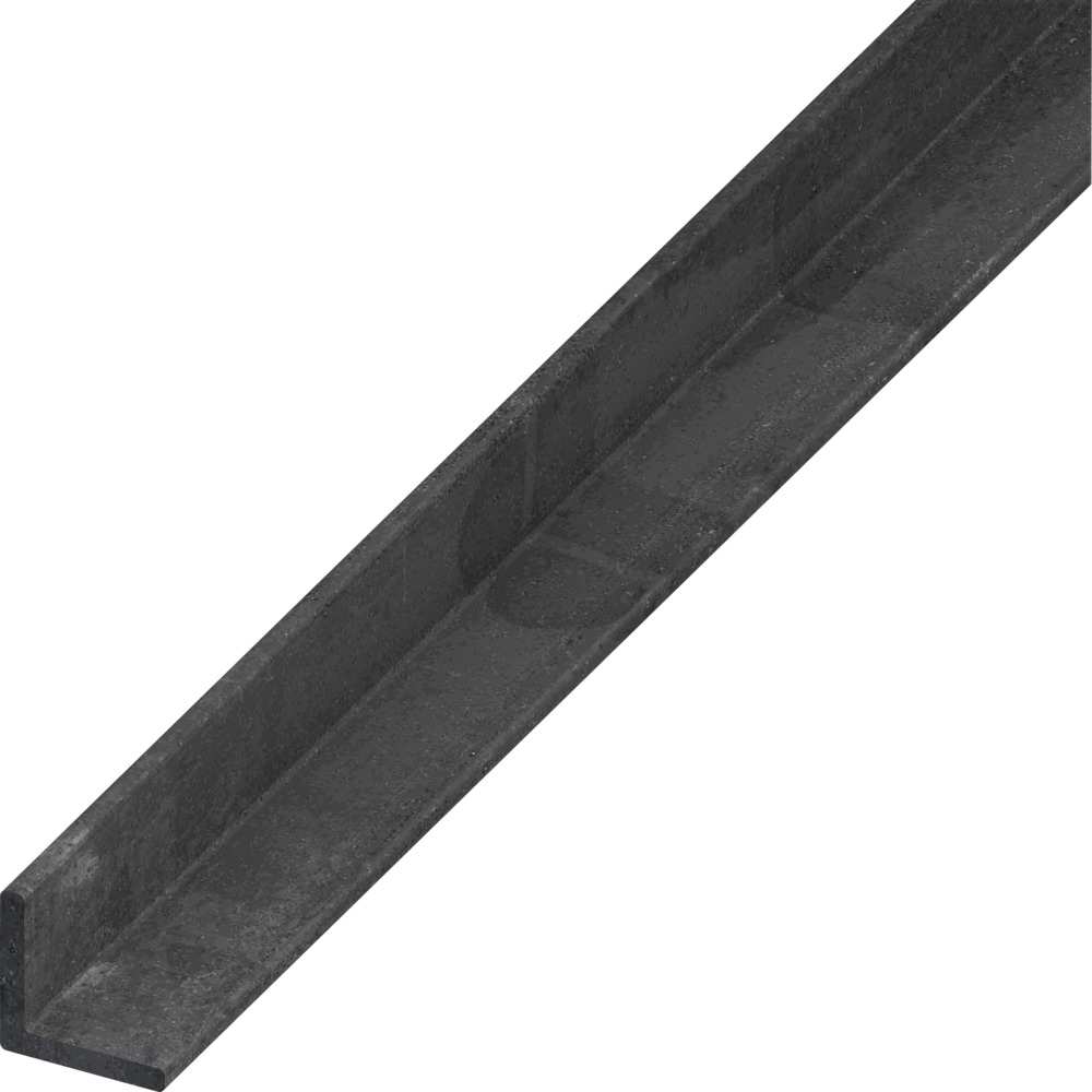 Winkelprofil gleichschenklig 100 x 2 cm aus warmgewalztem Stahl