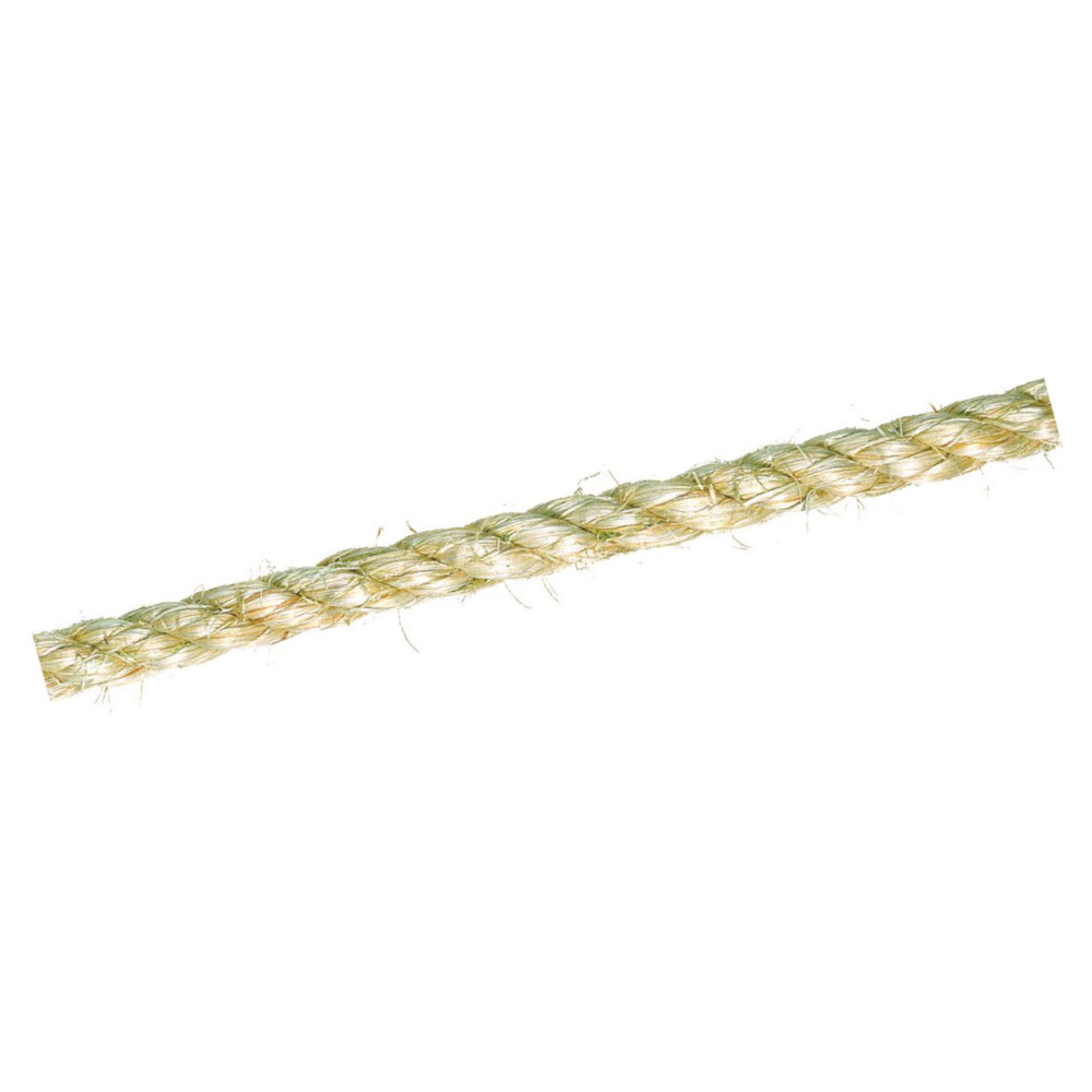 Sisalseil natur, 3-sch&auml;ftig gedreht, 10 mm, Meterware