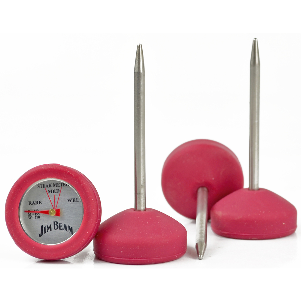 JIM BEAM Mini-Thermometer, 4er-Set
