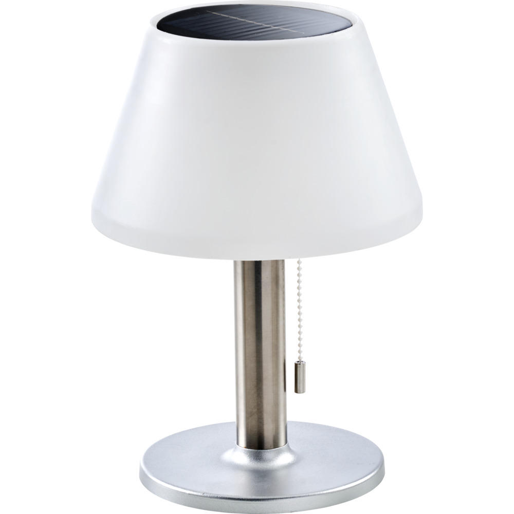 Solar-LED-Tischleuchte 20 cm mit 10 LEDs warmwei&szlig;